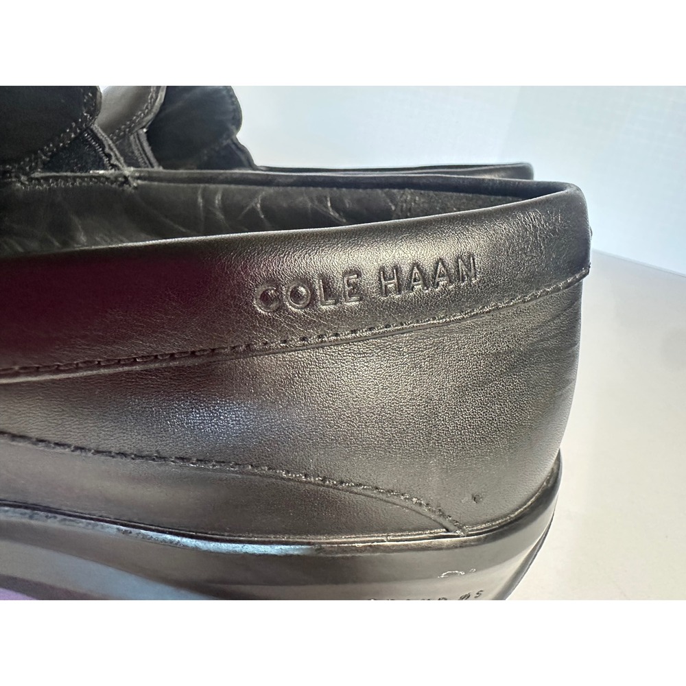 Cole Haan Mens Black Leather Venetian Loafers Grand OS C25938 Size 11M